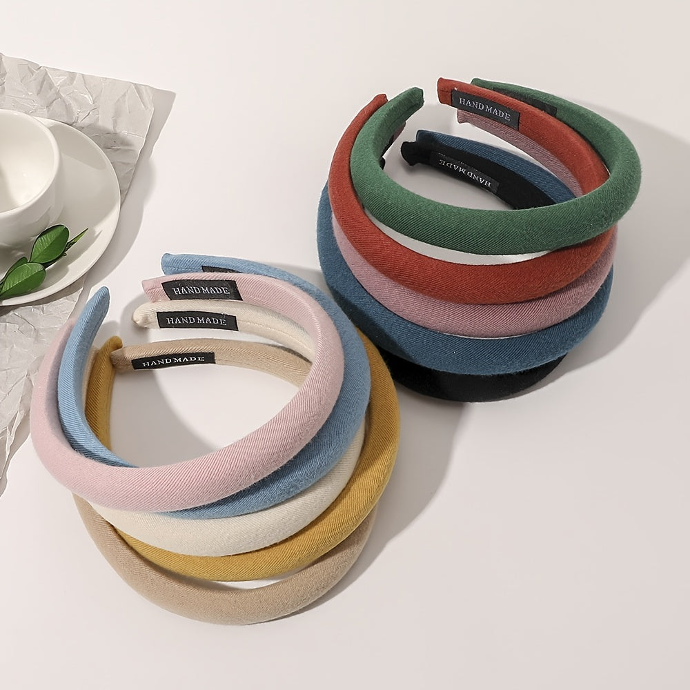 Soft Fabric Headband Hair Bands with Solid Colors