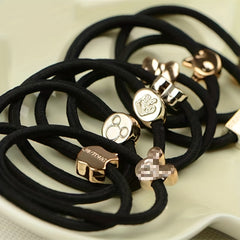 10 Pcs Non Slip Hair Tie Ponytail Holder Elastic Hair Accessory