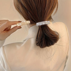 Crystal Hair Barrettes Clips Ponytail Holder Hair Accessories