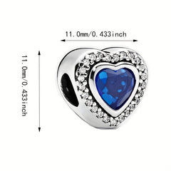 Rhinestone Decor Silver Space Astronaut Bead for DIY Jewelry