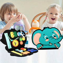 Busy Board Montessori Toy Sensory Book for Travel