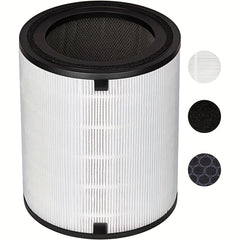 H13 True HEPA & Carbon Air Filter Set - Clean Air & Reduce Allergens/Odors