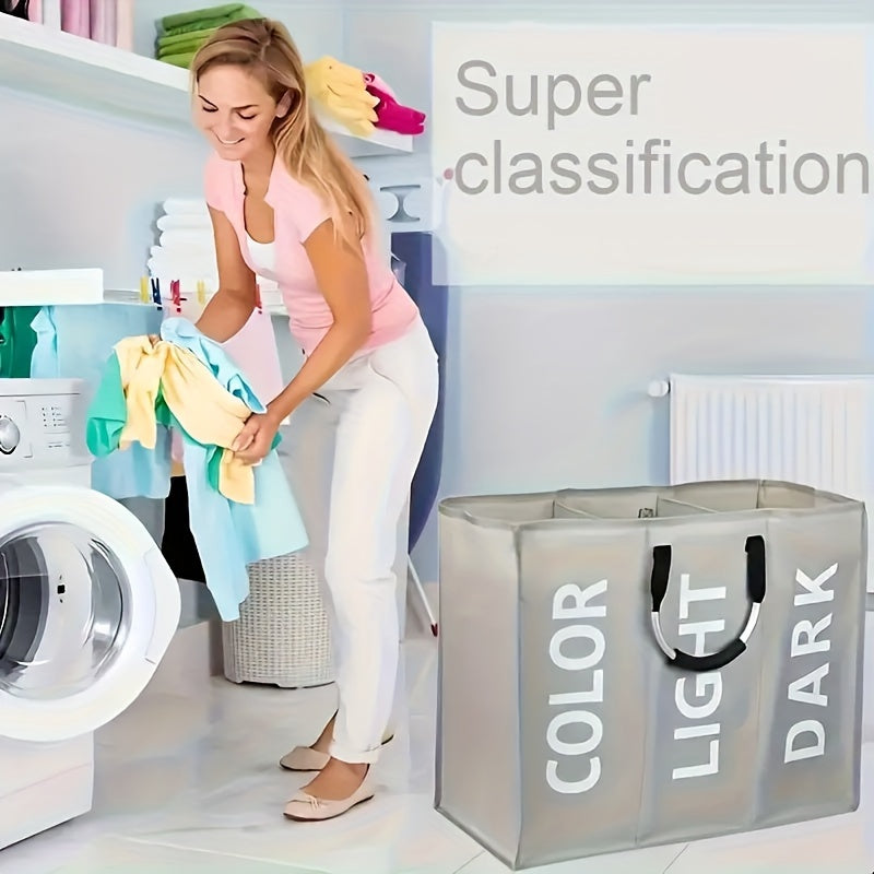 Laundry Storage Basket With Grids Laundry Hamper Box