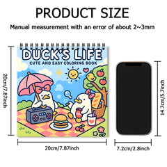 Duck's Life Coloring Book 24 Pages