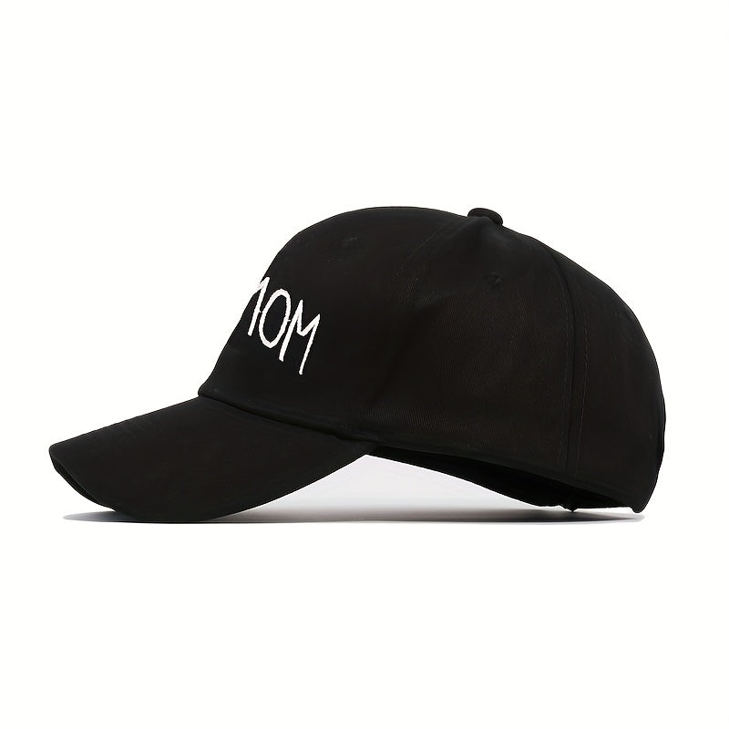 DOG MOM Embroidery Baseball Cap Cotton Dad Hat Adjustable Sun Hats For Women