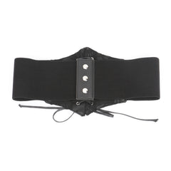 Elastic Waist Corset Belt for Women Lace Up Tied