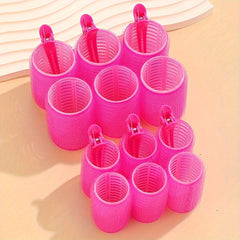 12pcs Self Adhesive Hair Rollers Set For All Hair Lengths