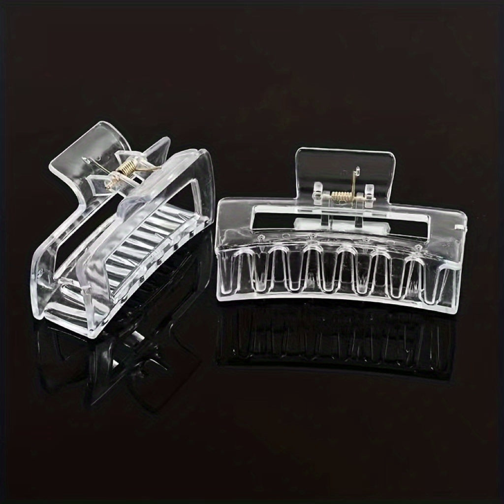 Clear Frame DIY Hair Claw Minimalist Banana Clip Headwear