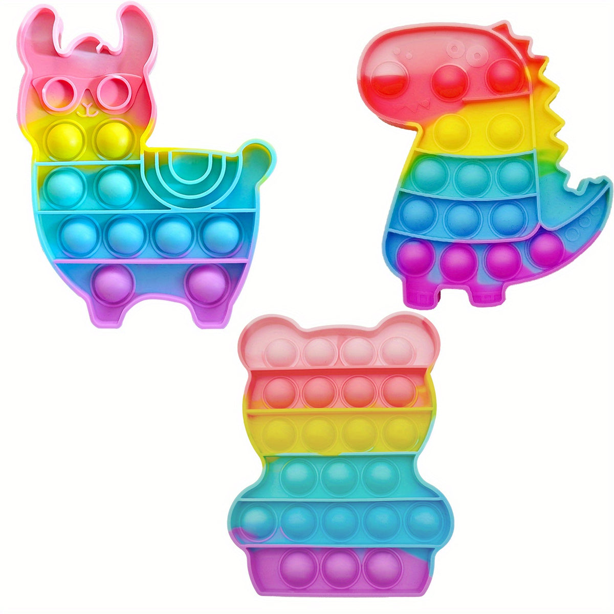 1pc Creative Macaron Shape Pop Fidget Toy