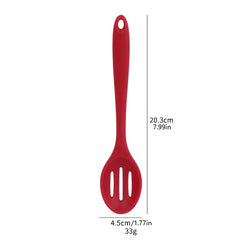Silicone Skimmer Colander & Slotted Spoon Set for Parties & Catering
