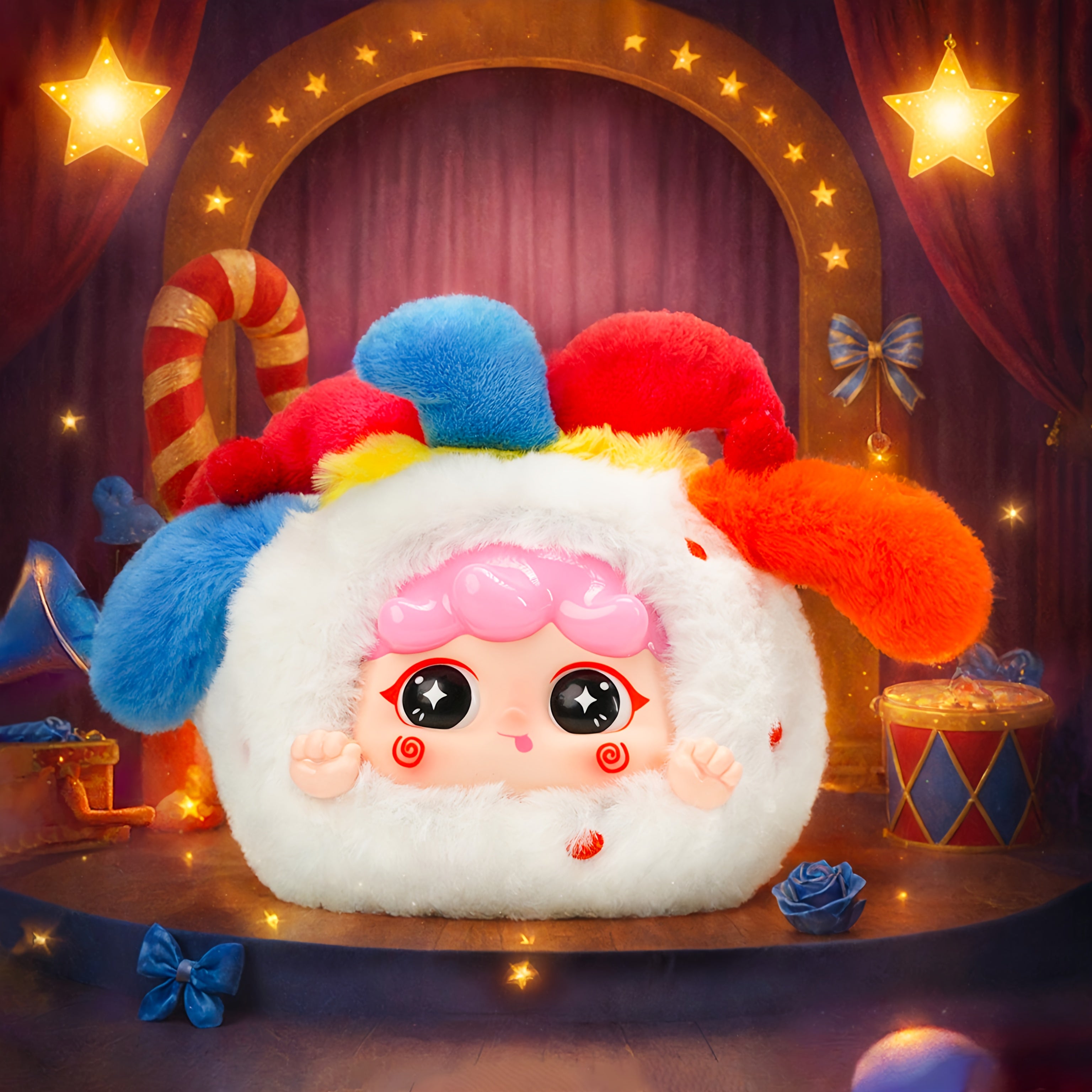 Creative Circus Plush Doll Theme Ornament Home Decoration Gift