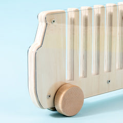 Wooden Toy Sorting Bus - Color and Logic Learning