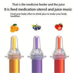 Baby Medicine Feeder 6pcs Sets Infant Silicone Dispenser Syringe