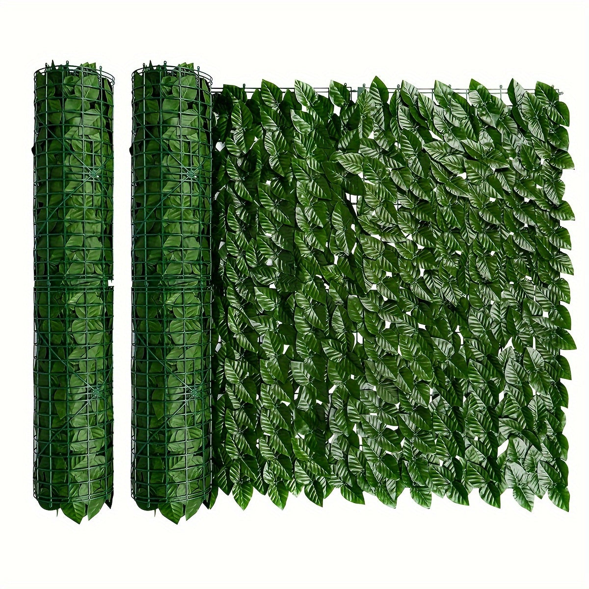 2pcs Artificial Ivy Privacy Fence Wall Screen Faux Ivy Vine Leaf Decoration