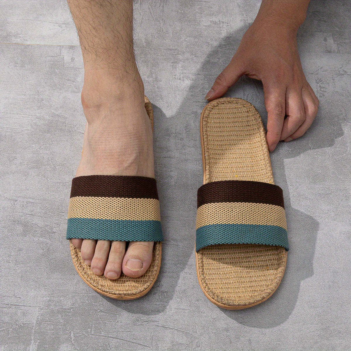 Men's Slip On Slides Assorted Colors Slippers