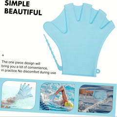 Silicone Webbed Gloves with Adjustable Strap for Water Sports