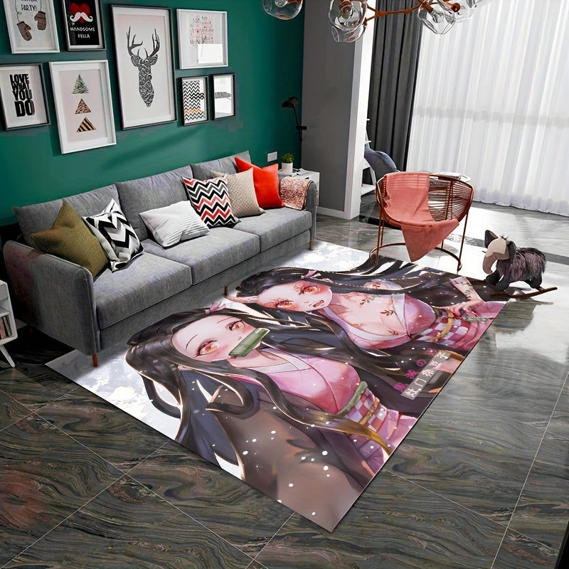 Anime Floor Mat Soft Area Rug for Living Room Bedroom Home Decor