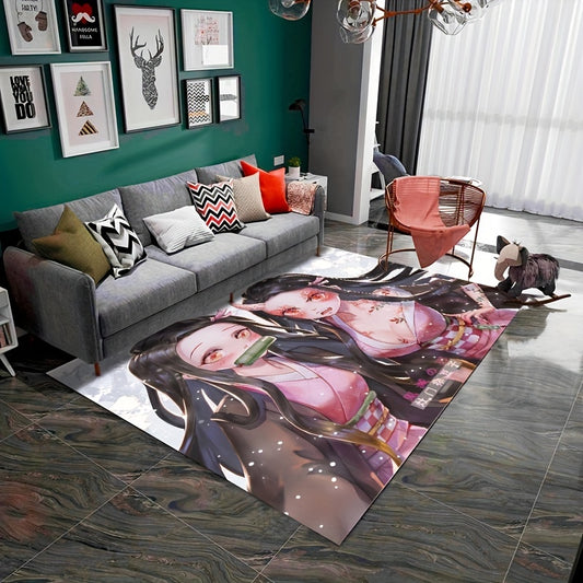 Anime Floor Mat Soft Area Rug for Living Room Bedroom Home Decor