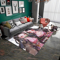 Anime Floor Mat Soft Area Rug for Living Room Bedroom Home Decor