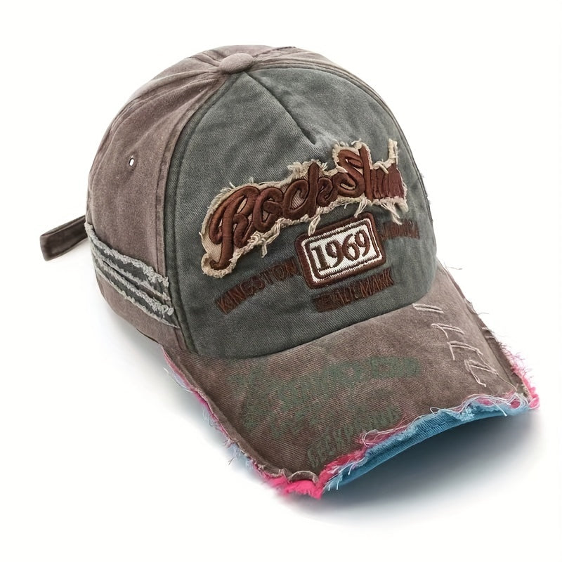 Mens Embroidered Baseball Cap in Multiple Colors