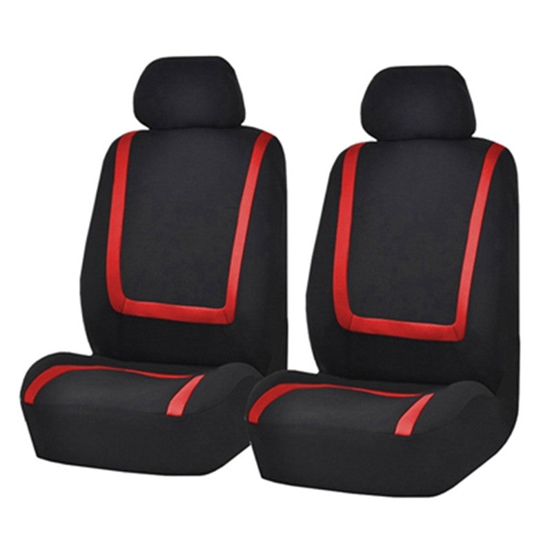 Universal 2 Seat Car Seat Cover Set Breathable Polyester Protection