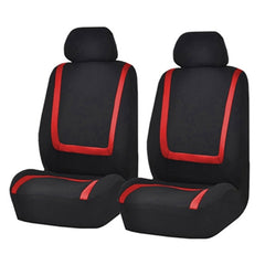 Universal 2 Seat Car Seat Cover Set Breathable Polyester Protection