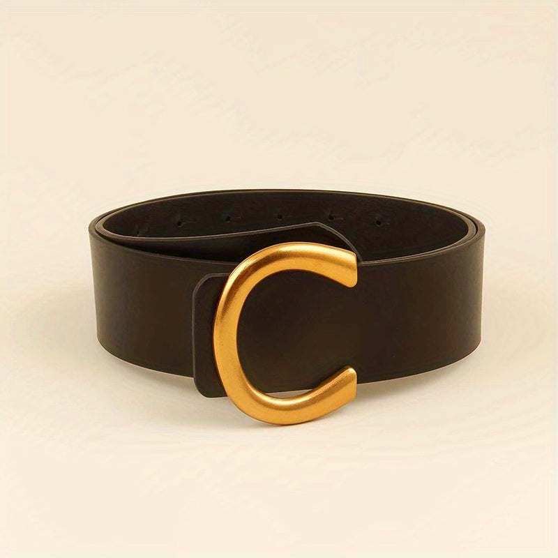 C Buckle Classic Belts Candy Wide Dress Belt