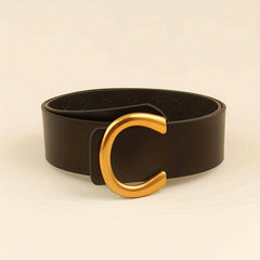 C Buckle Classic Belts Candy Wide Dress Belt