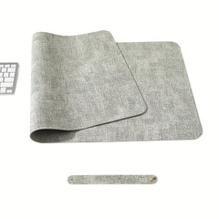 Faux Leather Desk Pad Non-slip Protective Cover Mouse Pad Waterproof Writing Pad