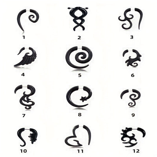 Girl's Asymmetric Spiral Stud Earrings Jewelry - Charms, Friendship