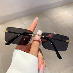 Rimless Sunglasses UV400 Candy Shades for Beach Party