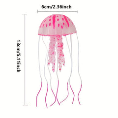 Glow-in-the-Dark Jellyfish Aquarium Decoration