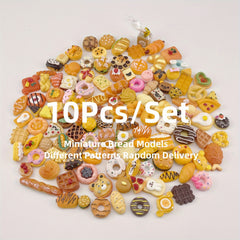 Mini Breads Food Models Dollhouse Accessories Kids Toy