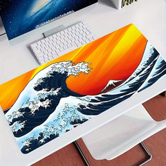 Waves Anime Custom Large Mouse Pad Office Accessories Keyboard Desktop Mousepad