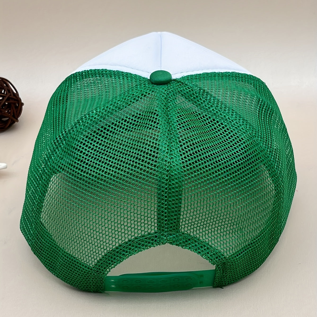 Summer Wine Glass Mesh Hat Hot Stamping Sponge Mesh Hat