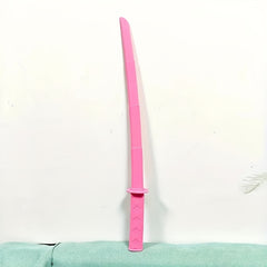 Pink Retractable Samurai Sword PVC Katana for Relaxation Role Playing