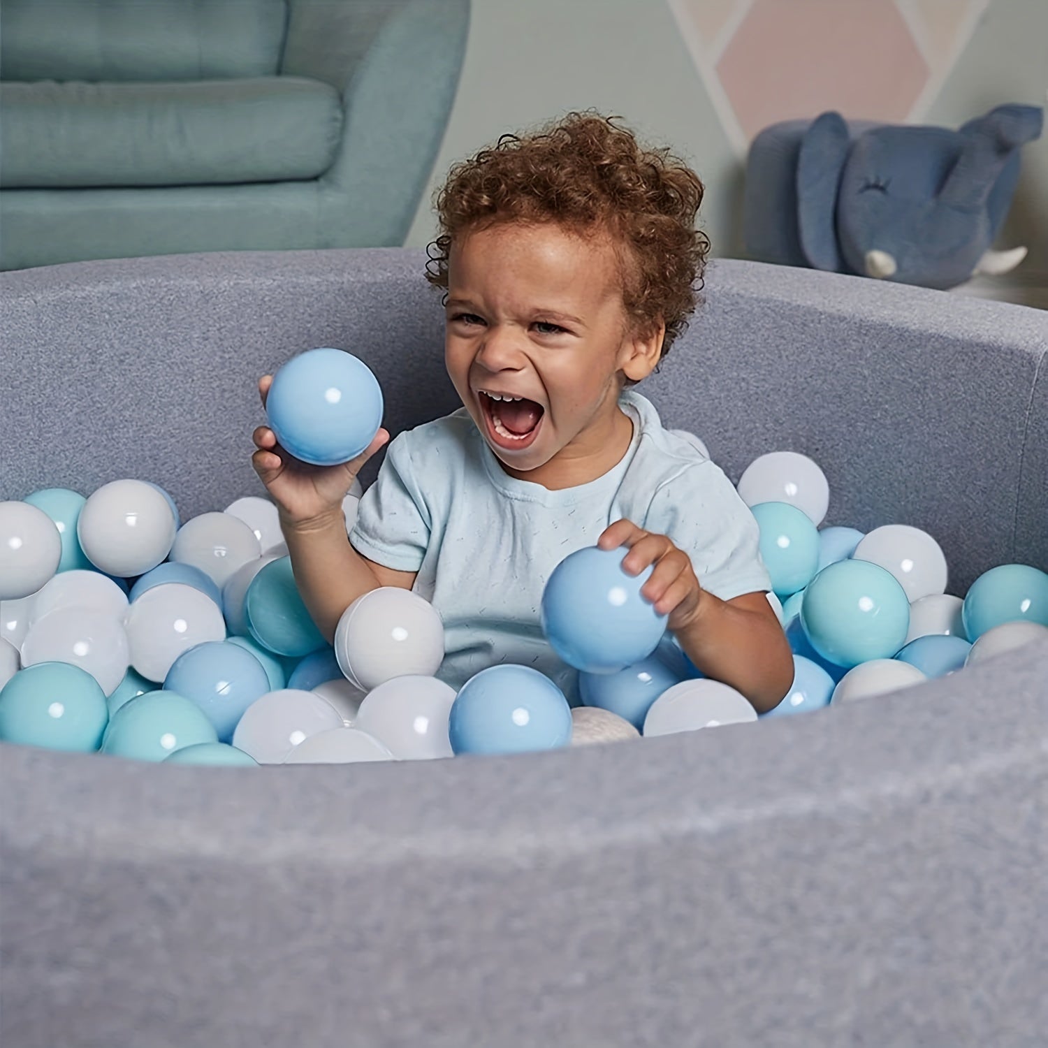 Crush Proof Plastic Ocean Balls Pack Of 10pcs