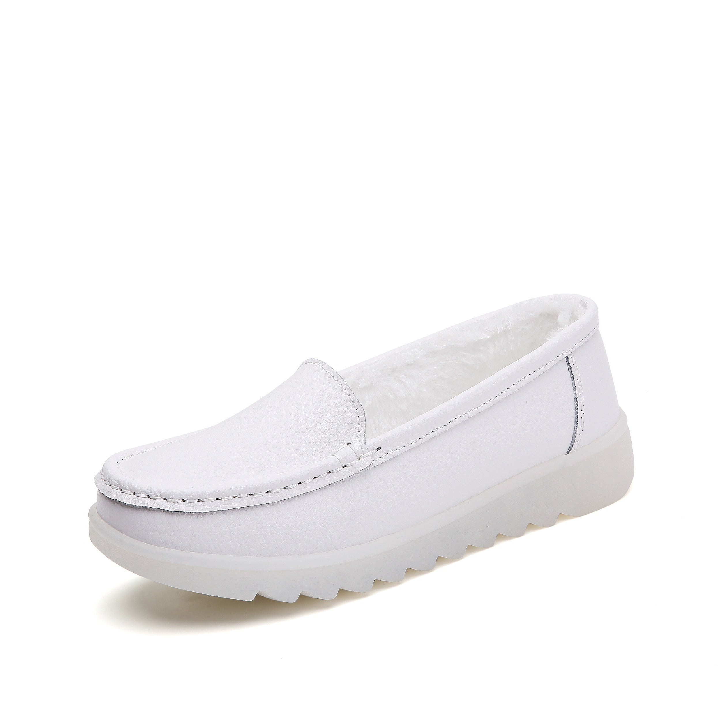 Women's Slip On Flat Loafers Soft Sole Shoes For Nurse Work