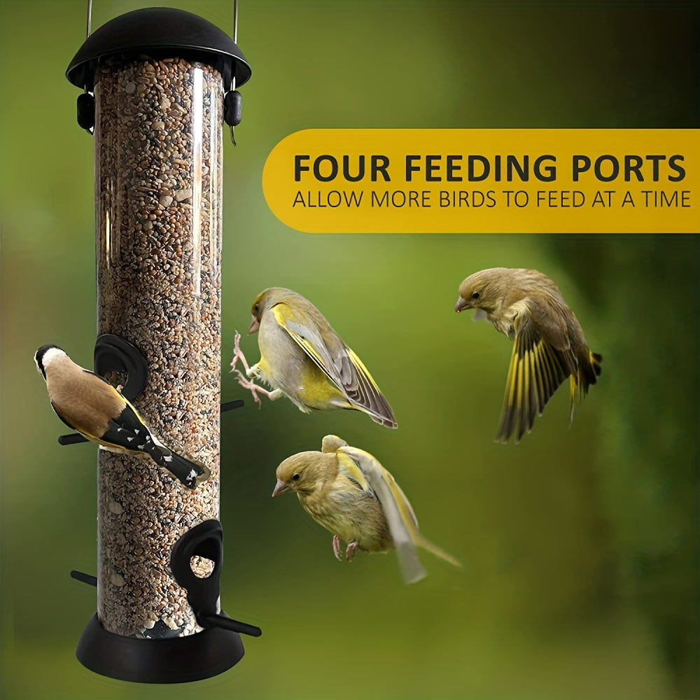 4pcs Hanging Bird Feeder for Camping and Backyard Bird Watching