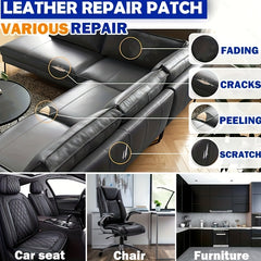 5pcs Self-adhesive Leather Repair Patches Sofa Patch Thickened Leather