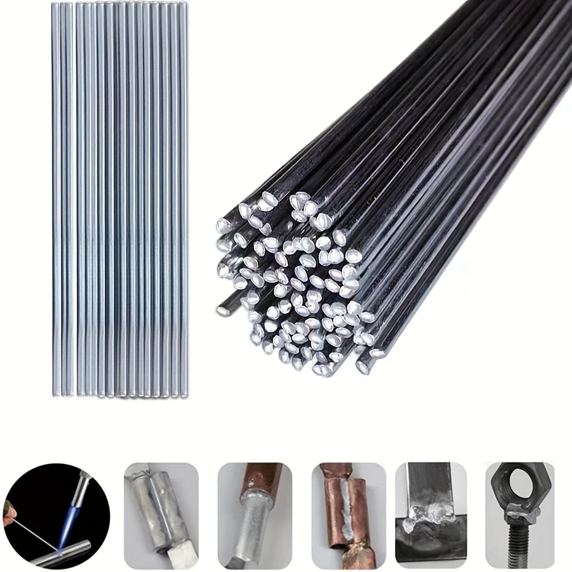 20PCS Metal Welding Wire 1.6mm Low Temp Easy Welding Rods No Solder Powder
