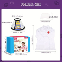 28pc 2-In-1 Pet Vet First Aid & Care Set - Halloween Gift