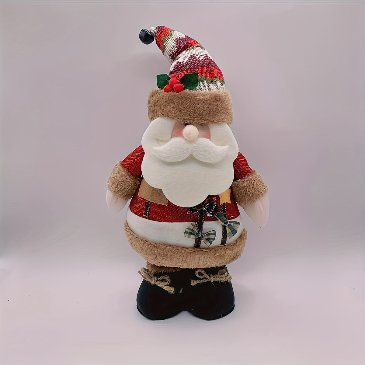 Christmas Ornament Snowman Reindeer Santa Claus Plush Doll Home Decor