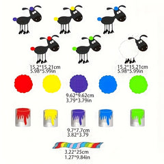 HOOJOJO Sheep Felt Storytelling Apron for Interactive Storytelling
