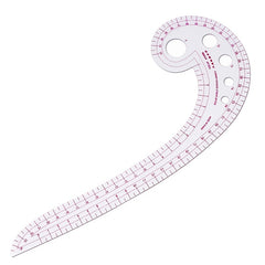 2pcs Soft Plastic Comma Curve Ruler Sewing Tool Quilting Thread Crochet Ruler
