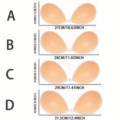 Invisible Stick On Lift Bra Strapless Push Up Silicone