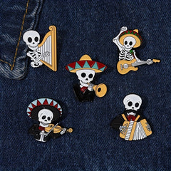 Anime Music Brooch Creative Banner Lapel Badge Clothing And Bags Accessories