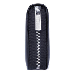 Large Capacity Leather Long Wallet for Men and Women