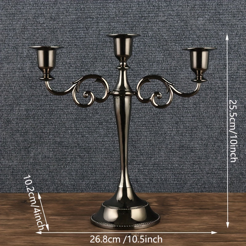 Bronze Candelabra Metal 5 arms Candle Holders
