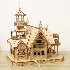 3D Wooden Architectural Model Decoration Gift